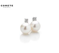 Pendientes Comete Mujer FILI PERLE AKOYA in Oro blanco Perla ORP 723